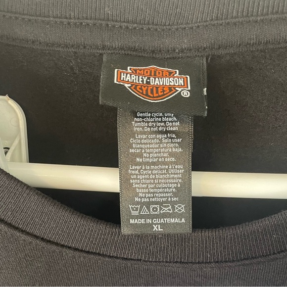 Harley-Davidson Black Sweatshirt with Colorful Graphic - Picture 4 of 4